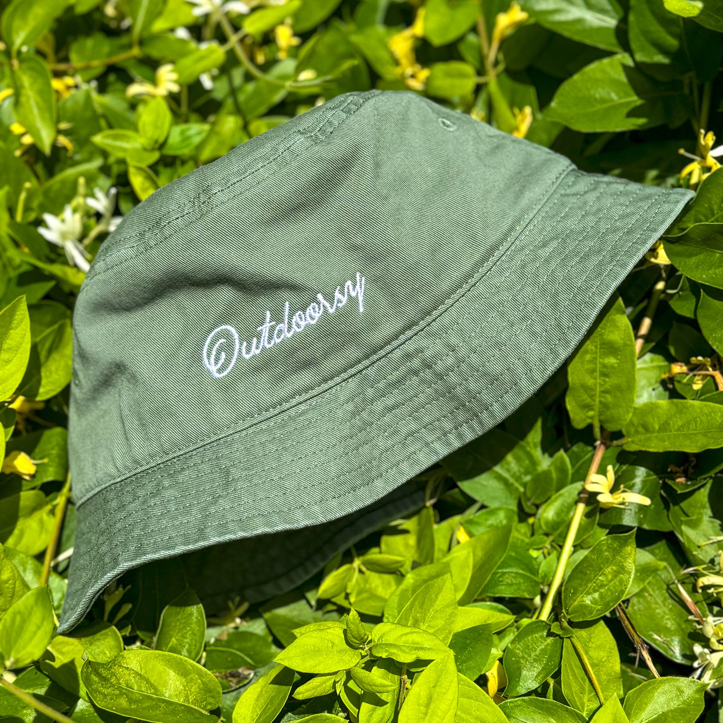 Outdoorsy Bucket Hat- Army Green