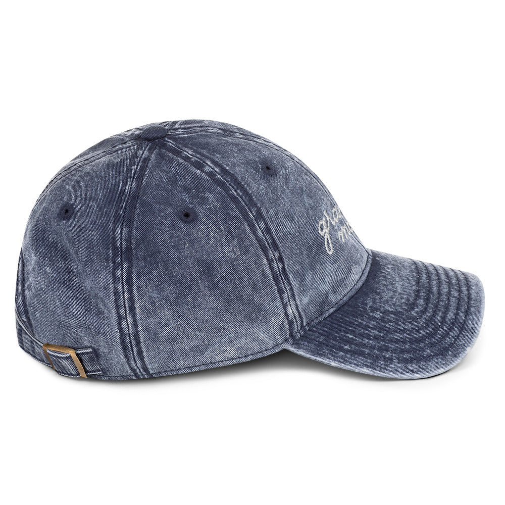 Granola Mom Hat - Washed Denim